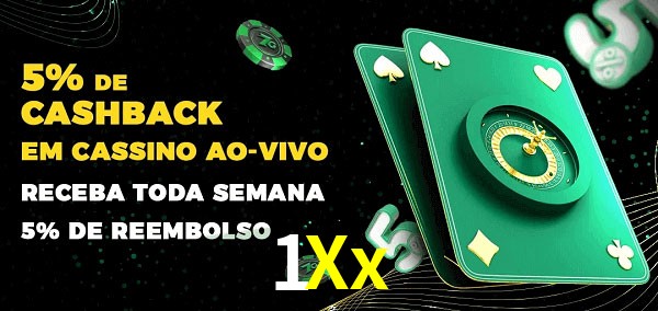 Promoções do cassino ao Vivo 1Xx